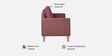Pedro  Velvet 2 Seater Sofa In Wine Colour