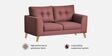 Pedro  Velvet 2 Seater Sofa In Wine Colour