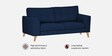 Pedro  Velvet 3 Seater Sofa In Blue Colour