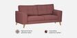 Pedro  Velvet 3 Seater Sofa In Wine Colour