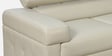 Penza Leatherette 2 Seater Sofa In Cream Colour