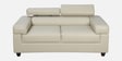 Penza Leatherette 2 Seater Sofa In Cream Colour