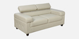 Penza Leatherette 2 Seater Sofa In Cream Colour