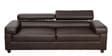 Penza Leatherette 3 Seater Sofa In Dark Brown Colour