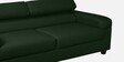 Penza Leatherette 3 Seater Sofa In Dark Green Colour