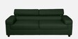 Penza Leatherette 3 Seater Sofa In Dark Green Colour