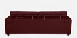 Penza Velvet 3 Seater Sofa in Wine Colour