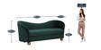 Enrico Velvet 3 Seater Sofa In Green Colour