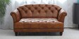 Bunbury Leather 2 Seater Sofa In Antique Tan Colour