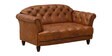 Bunbury Leather 2 Seater Sofa In Antique Tan Colour