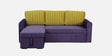 Juana Fabric 4 Seater  RHS Sectional Sofa in Purple Colour