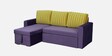 Juana Fabric 4 Seater  RHS Sectional Sofa in Purple Colour