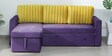Juana Fabric 4 Seater  RHS Sectional Sofa in Purple Colour