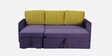 Juana Fabric 4 Seater  RHS Sectional Sofa in Purple Colour