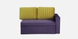Juana Fabric 4 Seater  RHS Sectional Sofa in Purple Colour