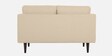 Pescara Velvet 2 Seater Sofa in Beige Colour