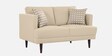 Pescara Velvet 2 Seater Sofa in Beige Colour