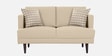 Pescara Velvet 2 Seater Sofa in Beige Colour Pescara Velvet 2 Seater Sofa in Beige Colour