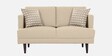 Pescara Velvet 2 Seater Sofa in Beige Colour