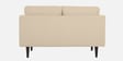 Pescara Velvet 2 Seater Sofa in Beige Colour