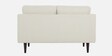 Pescara Velvet 2 Seater Sofa in Ivory Colour