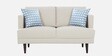 Pescara Velvet 2 Seater Sofa in Ivory Colour