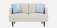 Pescara Velvet 2 Seater Sofa in Ivory Colour Pescara Velvet 2 Seater Sofa in Ivory Colour