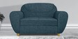 Petal 2 Seater Sofa in Ink Blue Colour