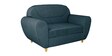 Petal 2 Seater Sofa in Ink Blue Colour