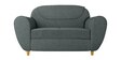 Petal 2 Seater Sofa in Steel Grey Colour