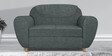 Petal 2 Seater Sofa in Steel Grey Colour