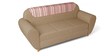 Petal 3 Seater Sofa in Sand Beige colour