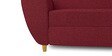 Petal 2 Seater Sofa in Indian Red colour