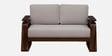 Petra Sheesham Wood 2 Seater Sofa In Beige Colour