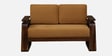 Petra Sheesham Wood 2 Seater Sofa In Light Brown Colour