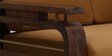 Petra Sheesham Wood 2 Seater Sofa In Light Brown Colour