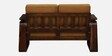 Petra Sheesham Wood 2 Seater Sofa In Light Brown Colour