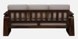 Petra Sheesham Wood 3 Seater Sofa In Beige Colour