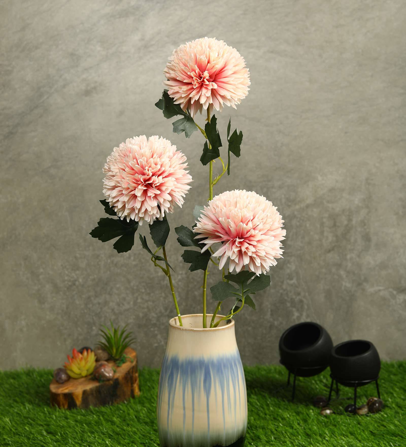 Cream Fabric Premium Ballmum Artificial Flowers