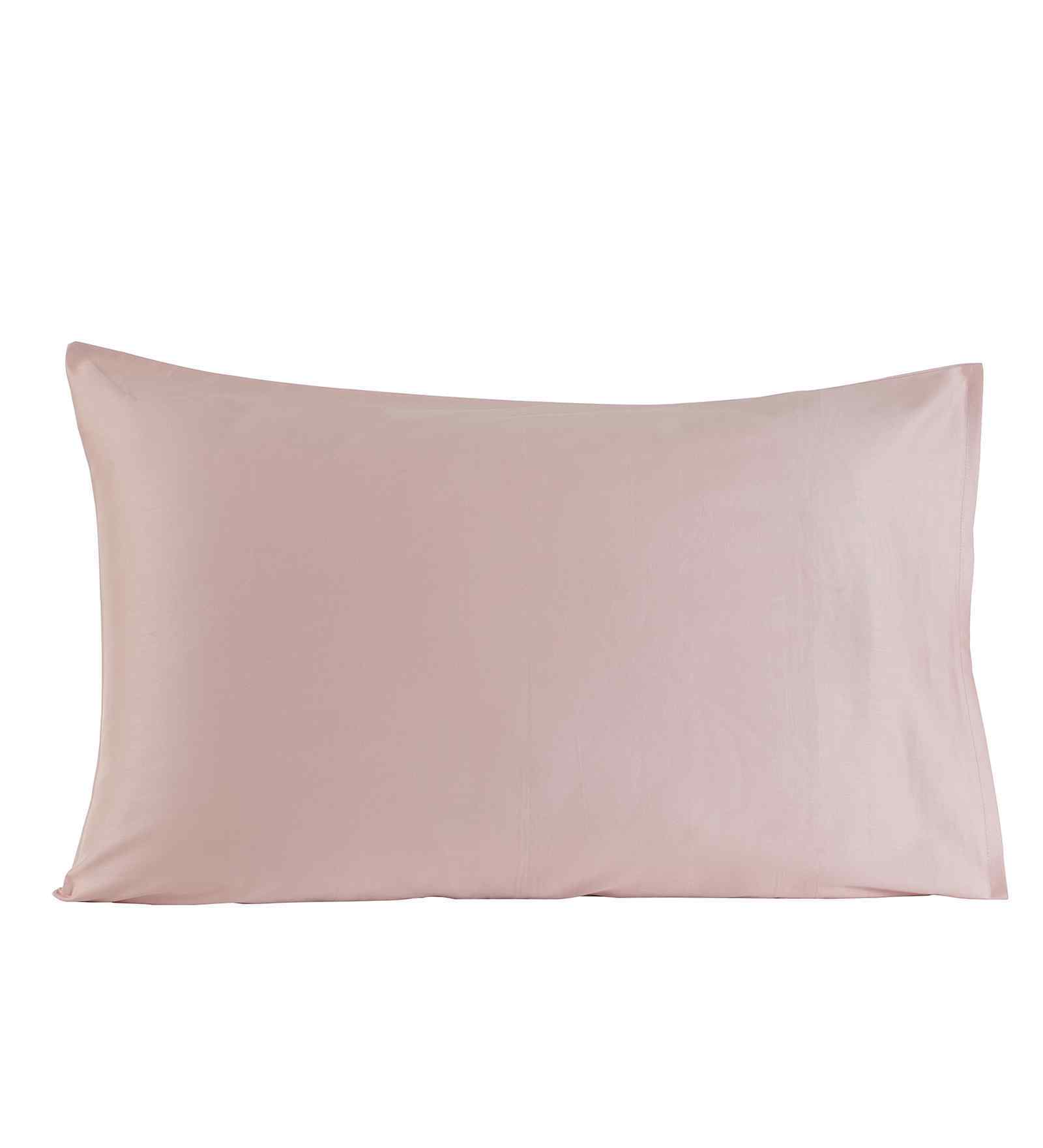 Peach Solid 400 TC Cotton 2 Pillow Cover Set