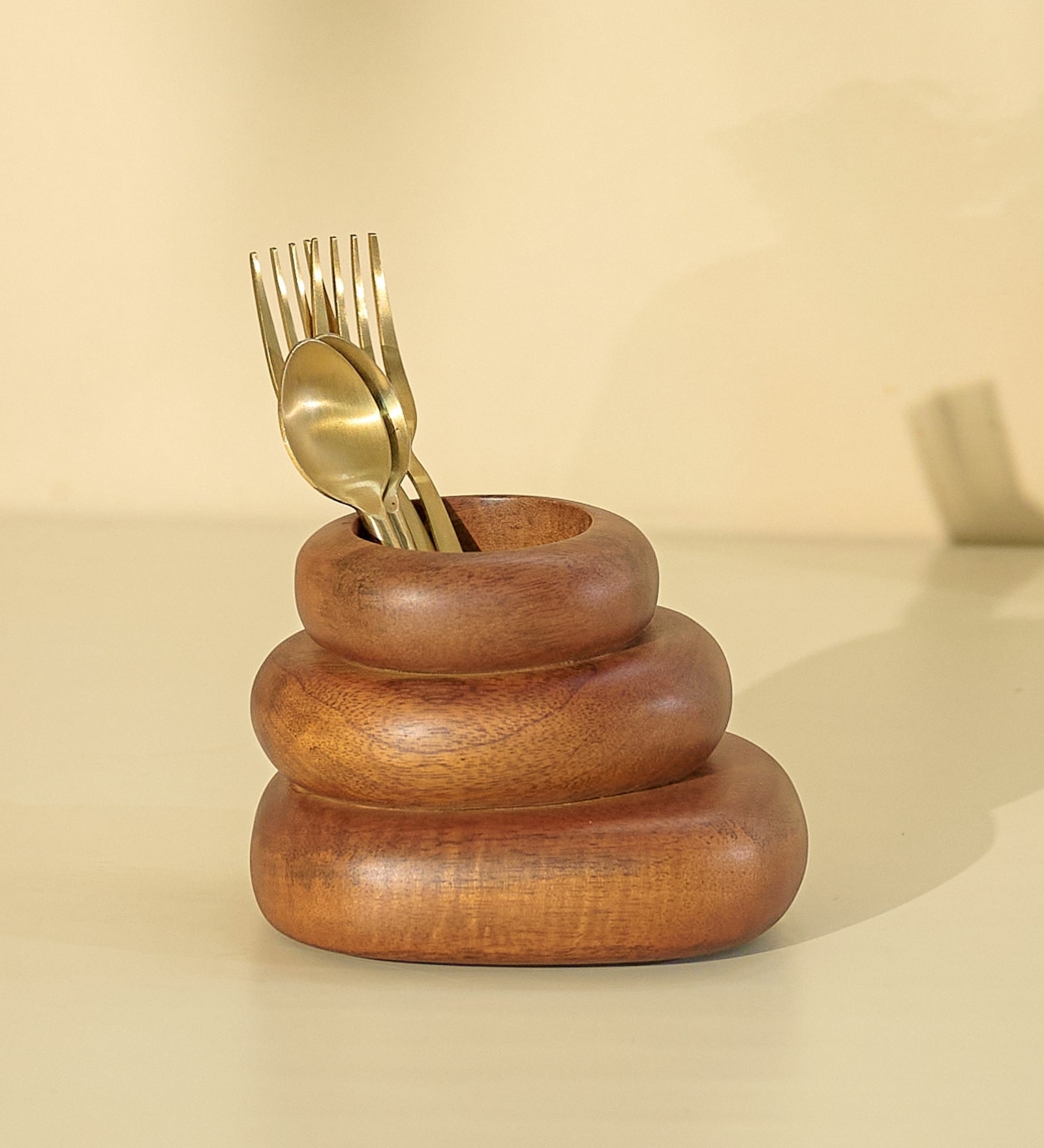 Pebbo Cutlery Holder | Spoon Holder Cutlery jar