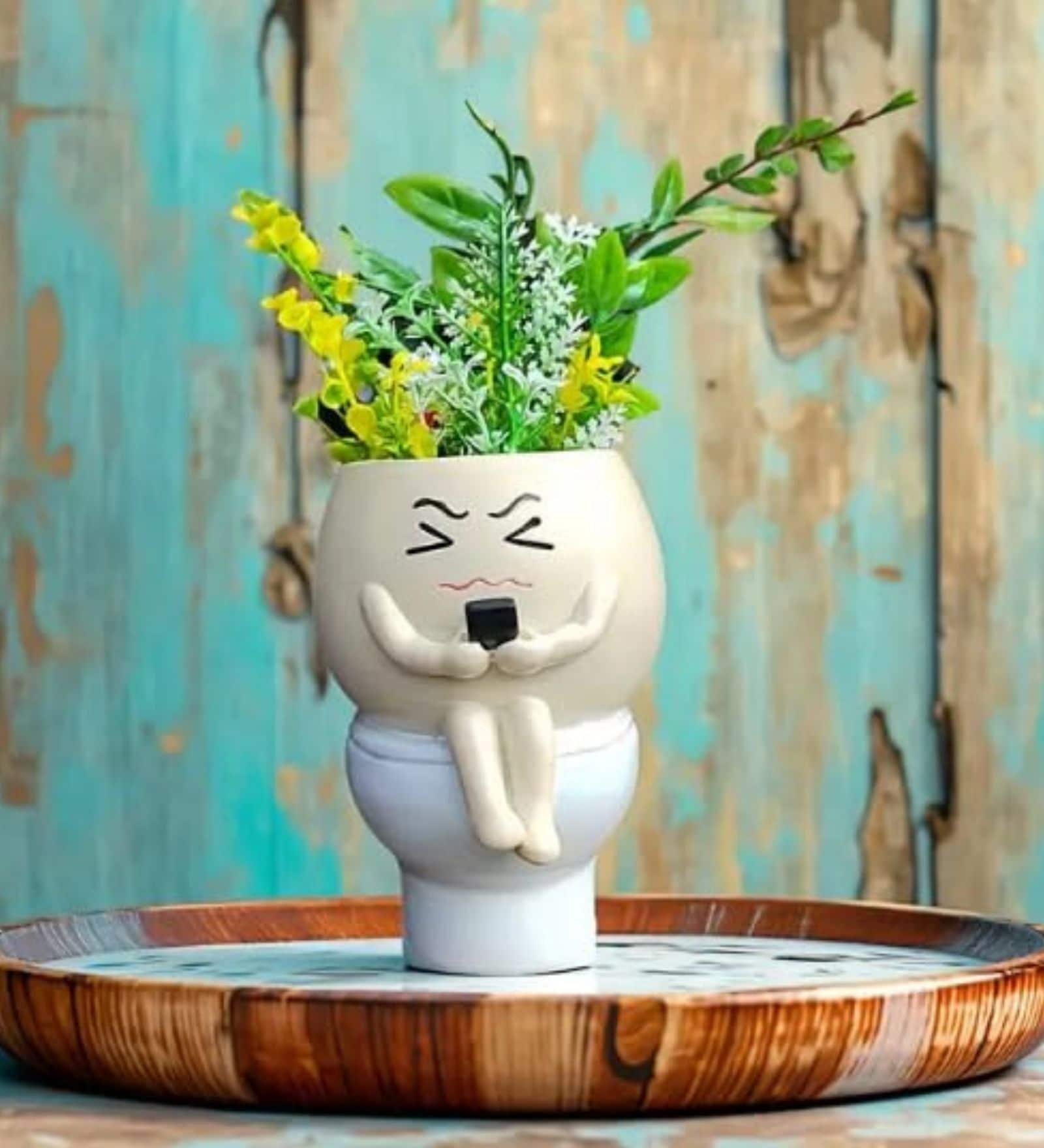 Pee Wee Garden Seat Desktop Pot
