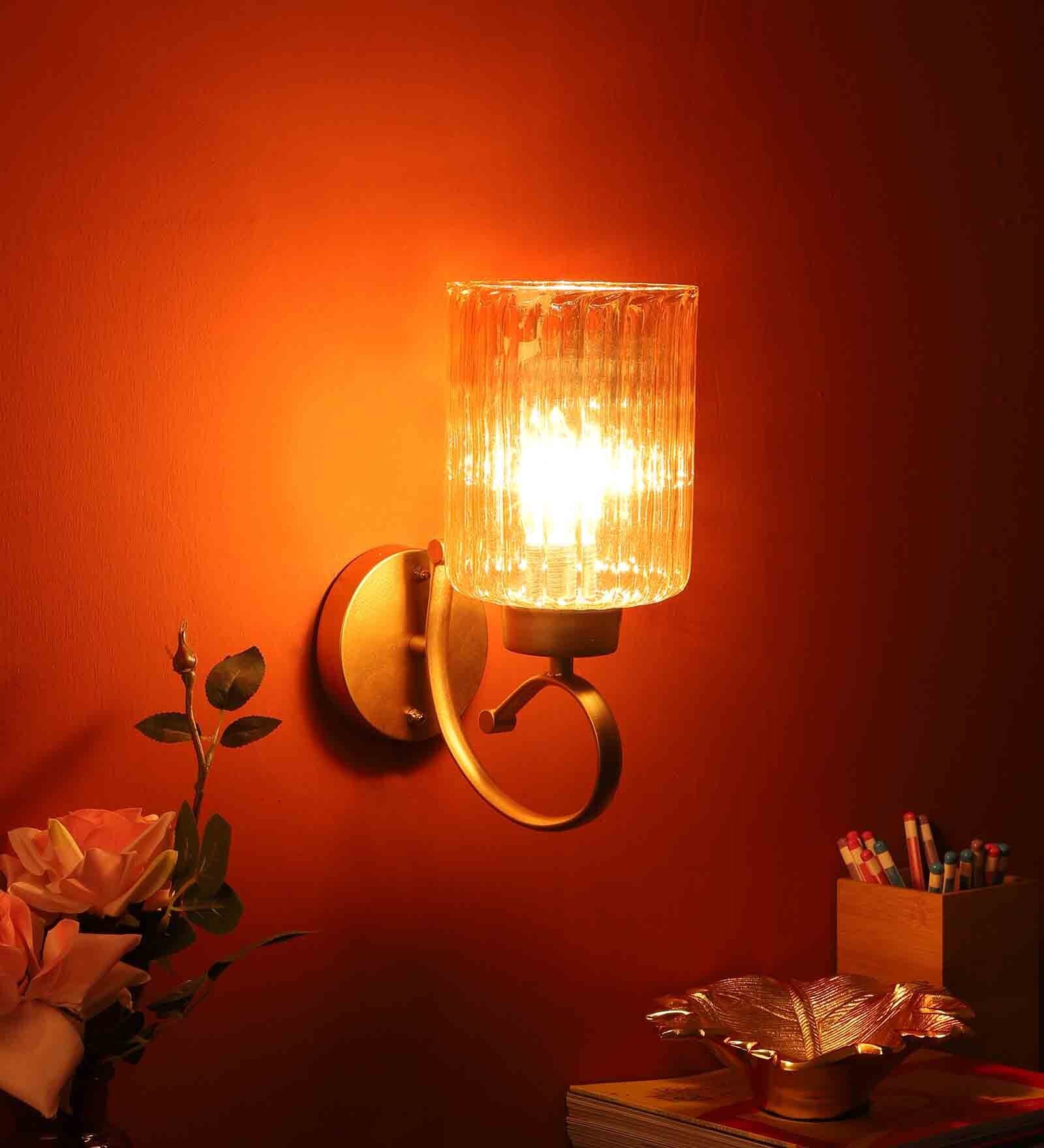 Accent Gold Metal Wall Sconces