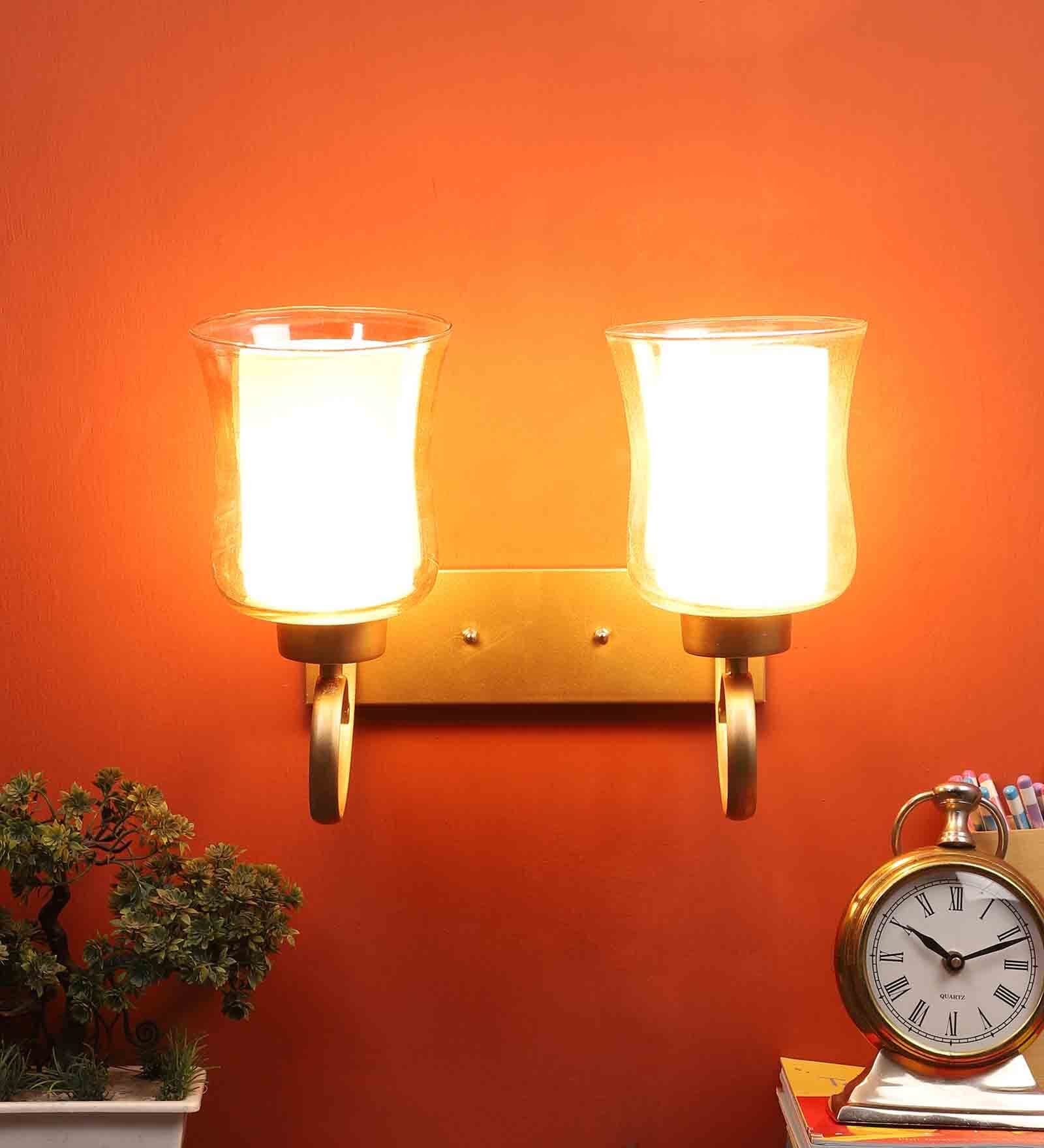 Pellucid Cilindro Gold Metal Wall Sconces
