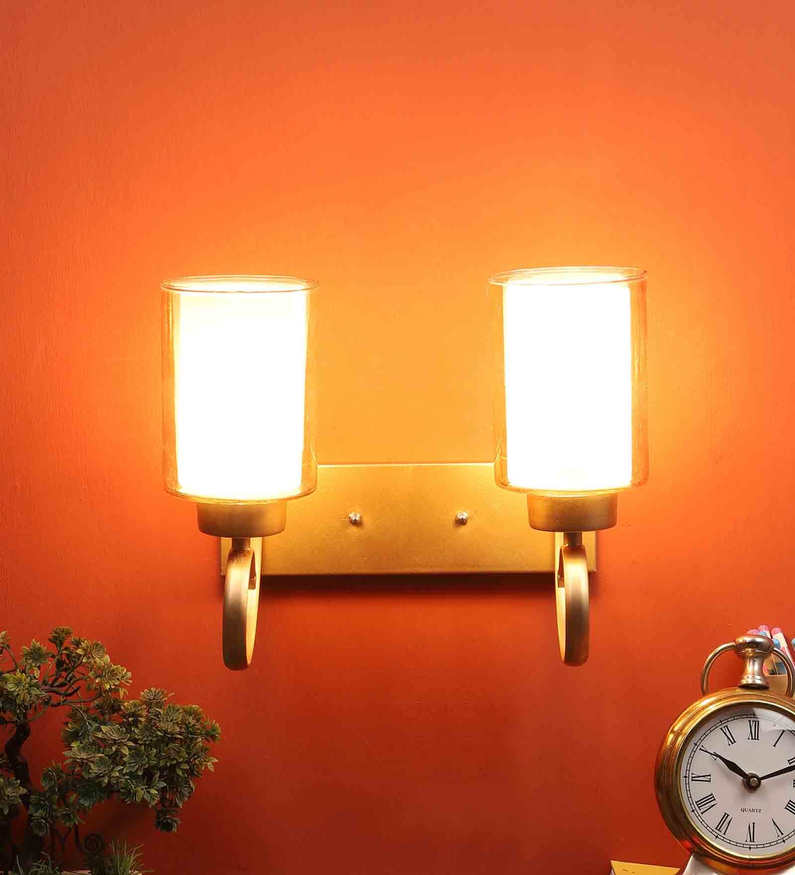 Pellucid Cilindro Gold Metal Wall Sconces