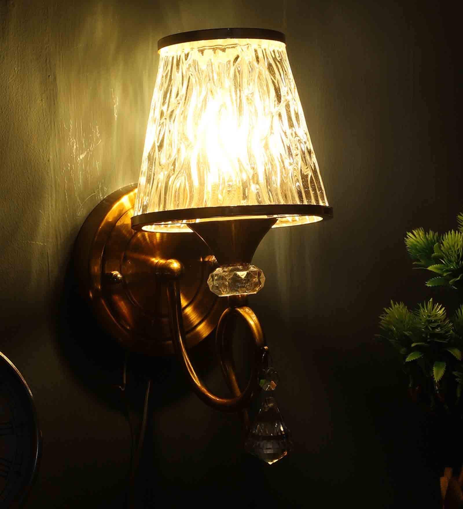 Central Gold Metal Wall Sconces