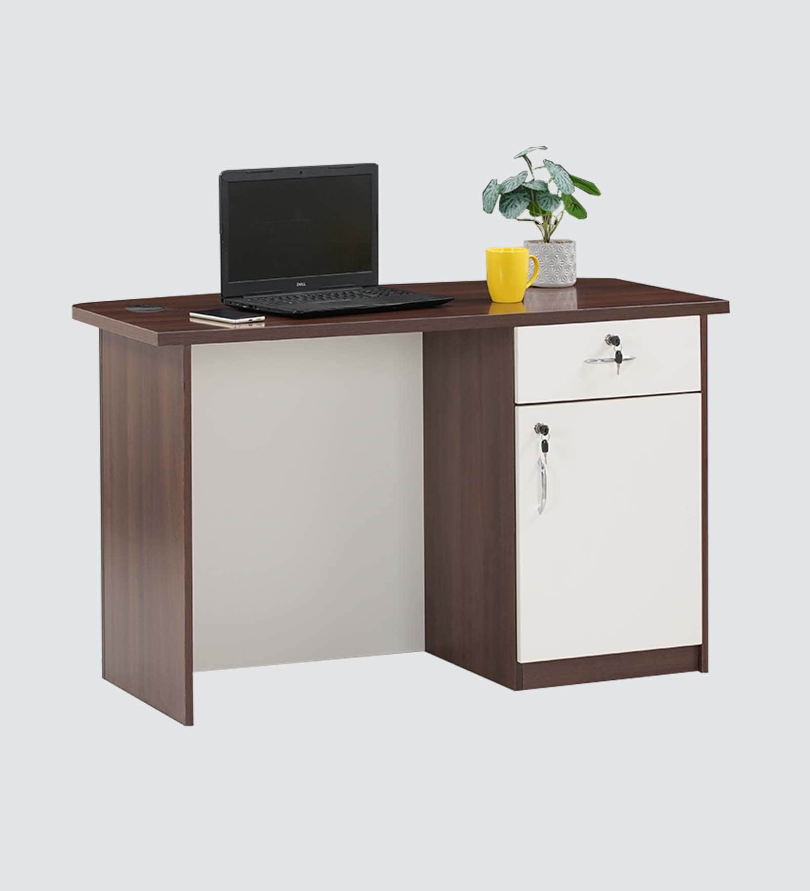 Penang Malaysian Workstation 1.2 M In Dual Tone Finish Penang Malaysian Workstation 1.2 M In Dual Tone Finish