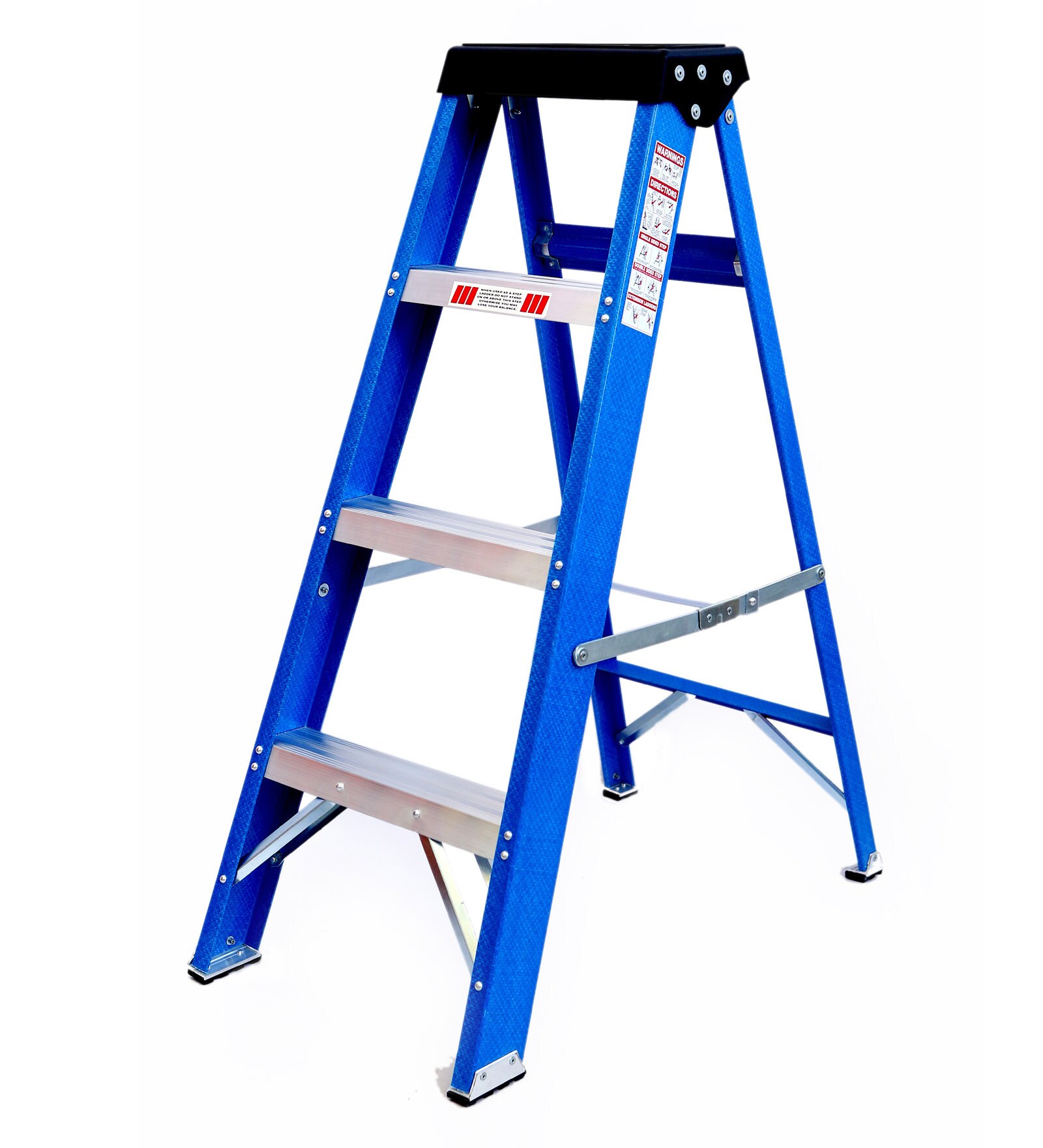 3 Steps 3.8 Ft Steel Step Ladder