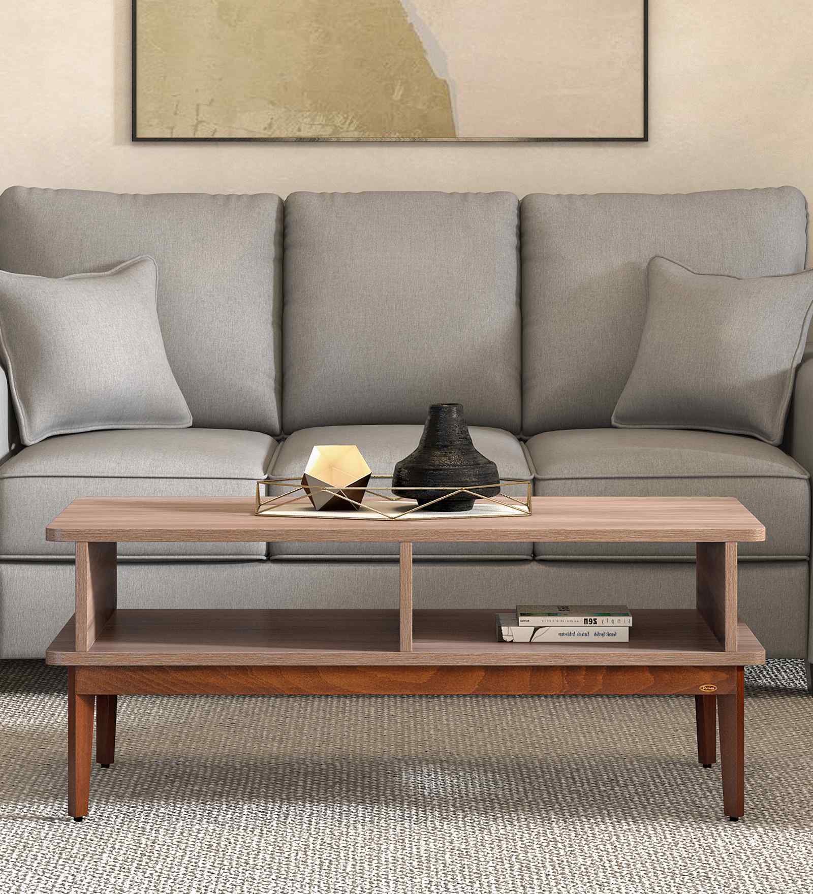 Penrose Coffee Table In Grey Finish