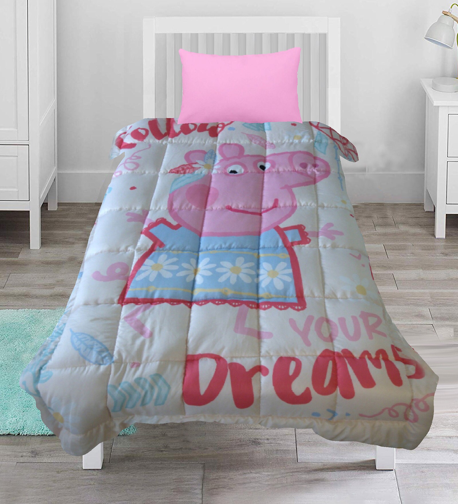 Peppa Pig Peppa Pig Toddler Size 100% Cotton Comforter
